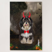 Havanese Hond in Halloween Kostuum Legpuzzel (Verticaal)