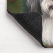 Havanese Hond in Sneeuw Kerstmis Muismat (Hoek)