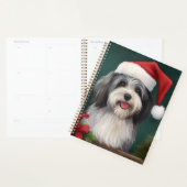 Havanese Hond in Sneeuw Kerstmis Planner (Display)