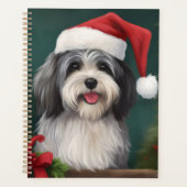 Havanese Hond in Sneeuw Kerstmis Planner (Voorkant)
