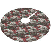 Havanese Hond Kerst Festiviteit Kerstboom Rok (Gekanteld)