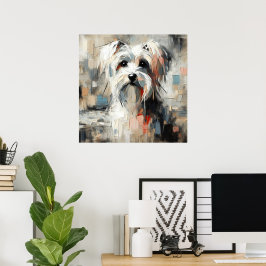 Havanese Hond Kunst Poster