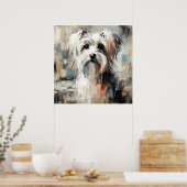Havanese Hond Kunst Poster (Keuken)