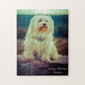 Havanese hond. legpuzzel (Verticaal)