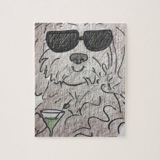 Havanese hond martini legpuzzel