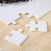 Havanese Hond met Hartjes Valentijnsdag Legpuzzel (Zijkant)