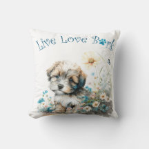 Havanese Hond Moeder Bloemstuk