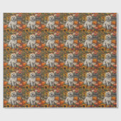 Havanese Hond Oogst Dankdag Cadeaupapier (Vlak)