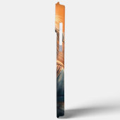 Havanese hond op digitaal fietsenschilderij Case-Mate iPhone case (Achterkant / Links)