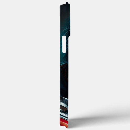 Havanese hond op digitaal fietsenschilderij Case-Mate iPhone case (Achterkant / Rechts)