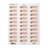 Havanese hond retour adreslabels etiket (Full Sheet)