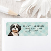 Havanese hond retour adreslabels etiket (Insitu)