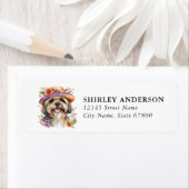 Havanese Hond Retouradres Labels (Insitu)