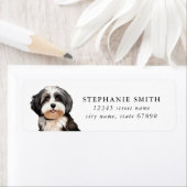 Havanese Hond Retouradreslabels Etiket (Insitu)