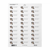 Havanese Hond Retouradreslabels Etiket (Full Sheet)