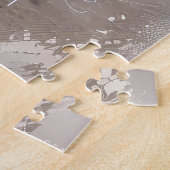 Havanese Hond Rijden Motorfiets Kerstmis Legpuzzel (Zijkant)