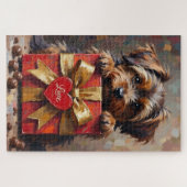 Havanese Hond Valentijnsdag Doos Chocolade Legpuzzel (Horizontaal)