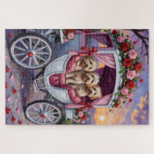 Havanese Hond Valentijnsdag Legpuzzel (Horizontaal)