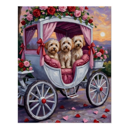 Havanese Hond Valentijnsdag Perfect Poster (Voorkant)