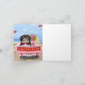 Havanese Hond Valentijnsdag Vrachtwagen Kaart (Binnen)