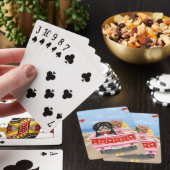 Havanese Hond Valentijnsdag Vrachtwagen Pokerkaarten (Insitu)