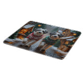 Havanese Honden Kerst Sneeuw Vakantie Snijplank (Hoek)
