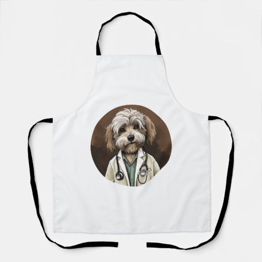 Havanese Hondendokter Schort (Voorkant)