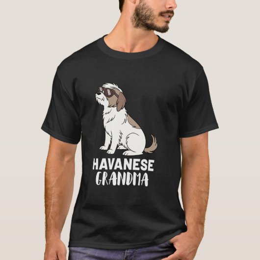 Havanese Hondeneigenares Oma T-shirt (Voorkant)