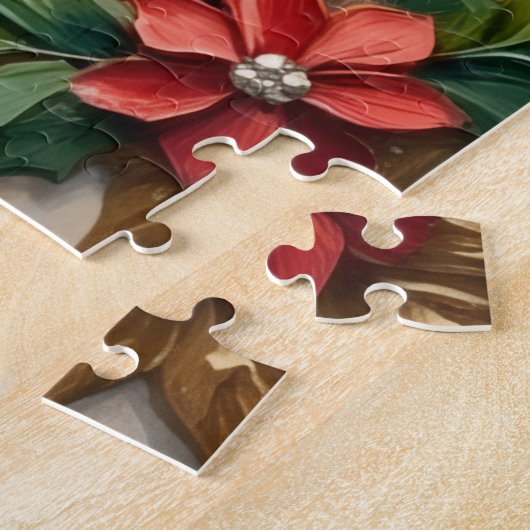 Havanese Illuminated Manuscript Christmas Hat Legpuzzel (Zijkant)