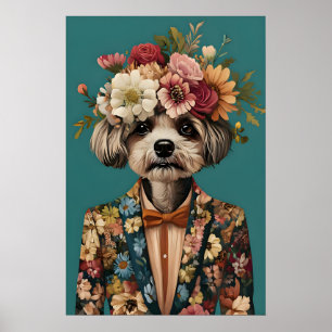 Havanese in pak poster, Havanese portret Poster