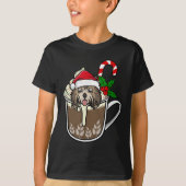 Havanese Is Sitting In Cocoa Hot Chocolate Christm T-shirt (Voorkant)