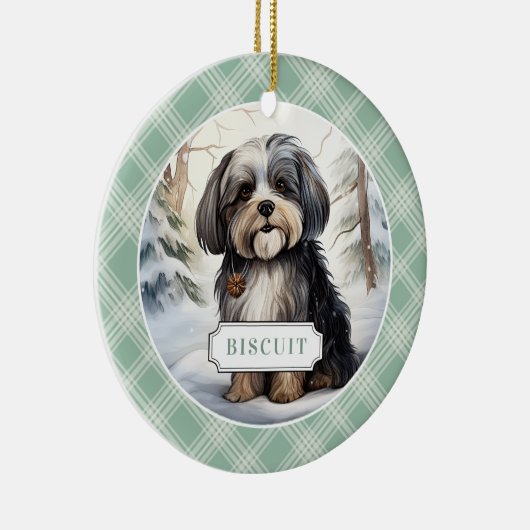 Havanese keramische cirkel Ornament (Rechts)