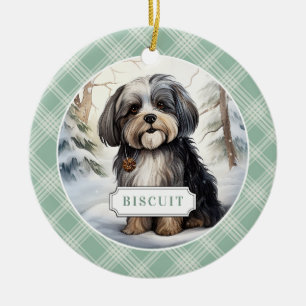 Havanese keramische cirkel Ornament