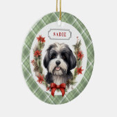 Havanese keramische cirkel Ornament (Rechts)