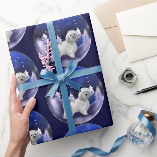 Havanese kerst cadeaupapier (Geschenken)