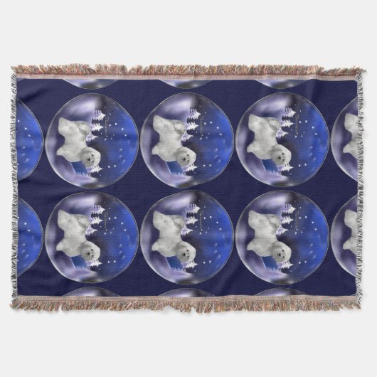 Havanese kerst deken (Voorkant)