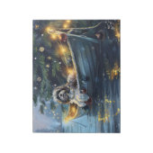 Havanese Kerst Feestelijke Reis Notitieblok (Linkerzijde)