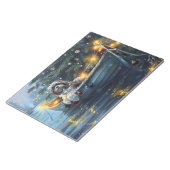 Havanese Kerst Feestelijke Reis Notitieblok (Schuin)