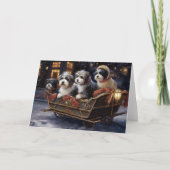 Havanese Kerstfeest Seizoen Kaart (Voorkant)