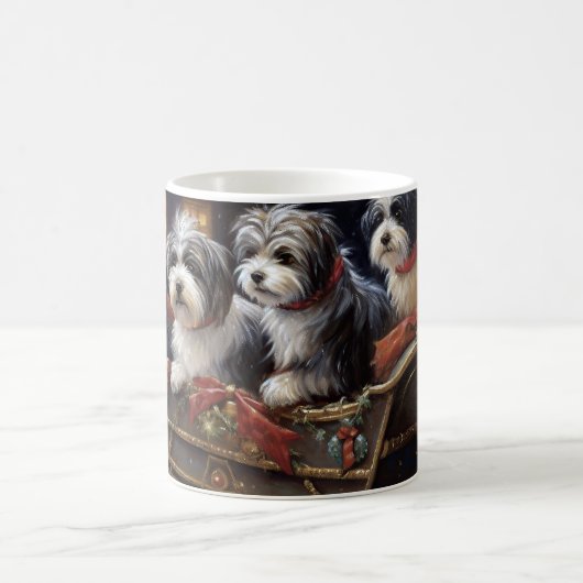 Havanese Kerstfeest Seizoen Koffiemok (Center)