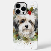 Havanese Kerstkrans Feestelijke Pup Case-Mate iPhone Case (Achterkant)