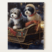 Havanese Kerstmis Feestelijk Seizoen Planner (Achterkant)