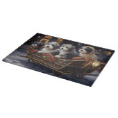 Havanese Kerstmis Feestelijk Seizoen Snijplank (Hoek)