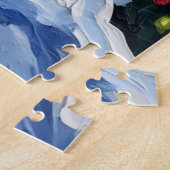 Havanese Kerstvuurtoren Vakantie Legpuzzel (Zijkant)