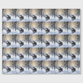 Havanese laat het sneeuwen Kerstmis Cadeaupapier (Vlak)