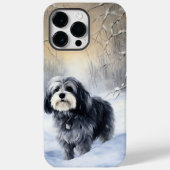 Havanese laat het sneeuwen Kerstmis Case-Mate iPhone Case (Achterkant)