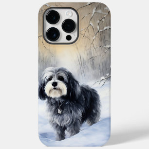 Havanese laat het sneeuwen Kerstmis Case-Mate iPhone 14 Pro Max Hoesje