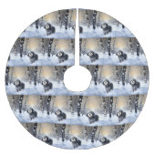 Havanese laat het sneeuwen Kerstmis Kerstboom Rok (Voorkant)