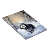 Havanese laat het sneeuwen Kerstmis Notitieboek (Rechterzijde)