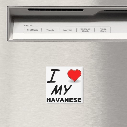 havanese liefde magneet (Insitu (Vaatwasser))
